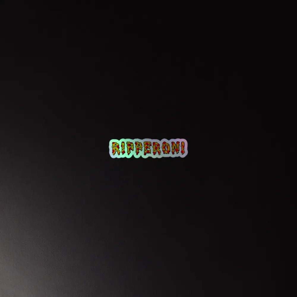 Holographic Ripperoni Sticker product image (4)