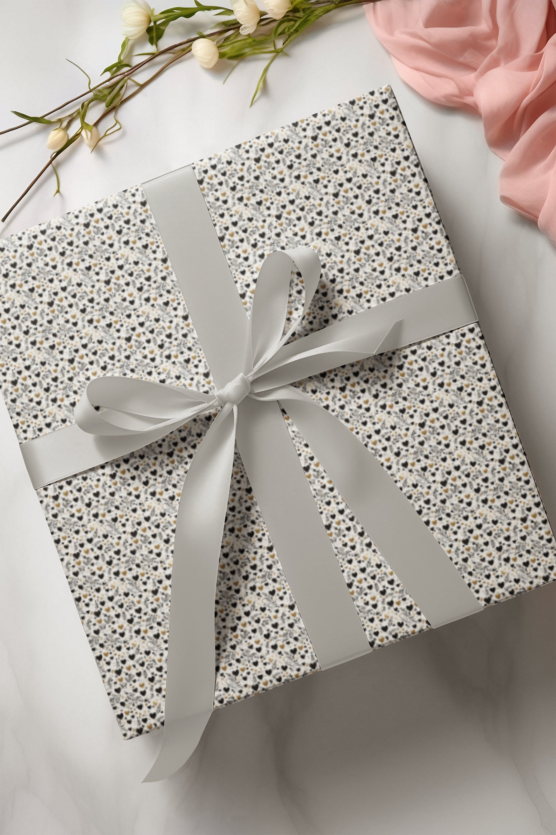Valentine Hearts Wrapping Paper - Set of 3 product image (3)