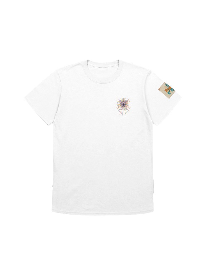 Unisex PWR Radiating Eye/Radio Tower White T-shirt product image (1)