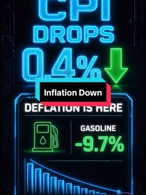 Inflation is cooling, and the game is changing. 💸 From cheaper gas at the pump to flat housing costs, here is exactly what the new CPI drop means for your wallet—and your portfolio. The Fed has room to pivot. What’s your next move? 🎯  #cpi #inflation #stockmarket #recession #economy