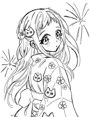 slowly getting ready for spooky season. i stayed up way too late last night sketching some new ideas!  i love hanako kun so h...