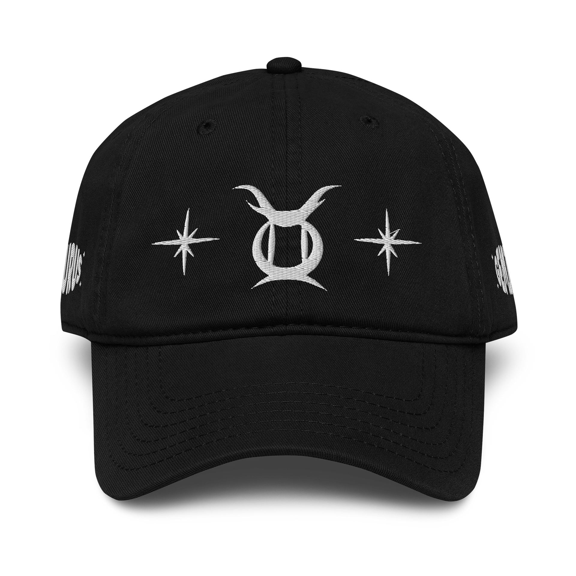 taurus-gemini cusp dad hat (white) product image (1)