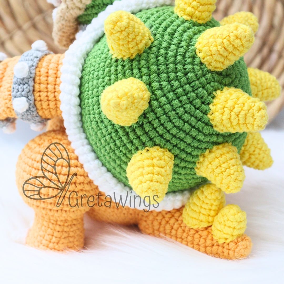 COMBO: Patrones de Amigurumi de Bowser y Bowser Jr. | Pack de Crochet product image (5)