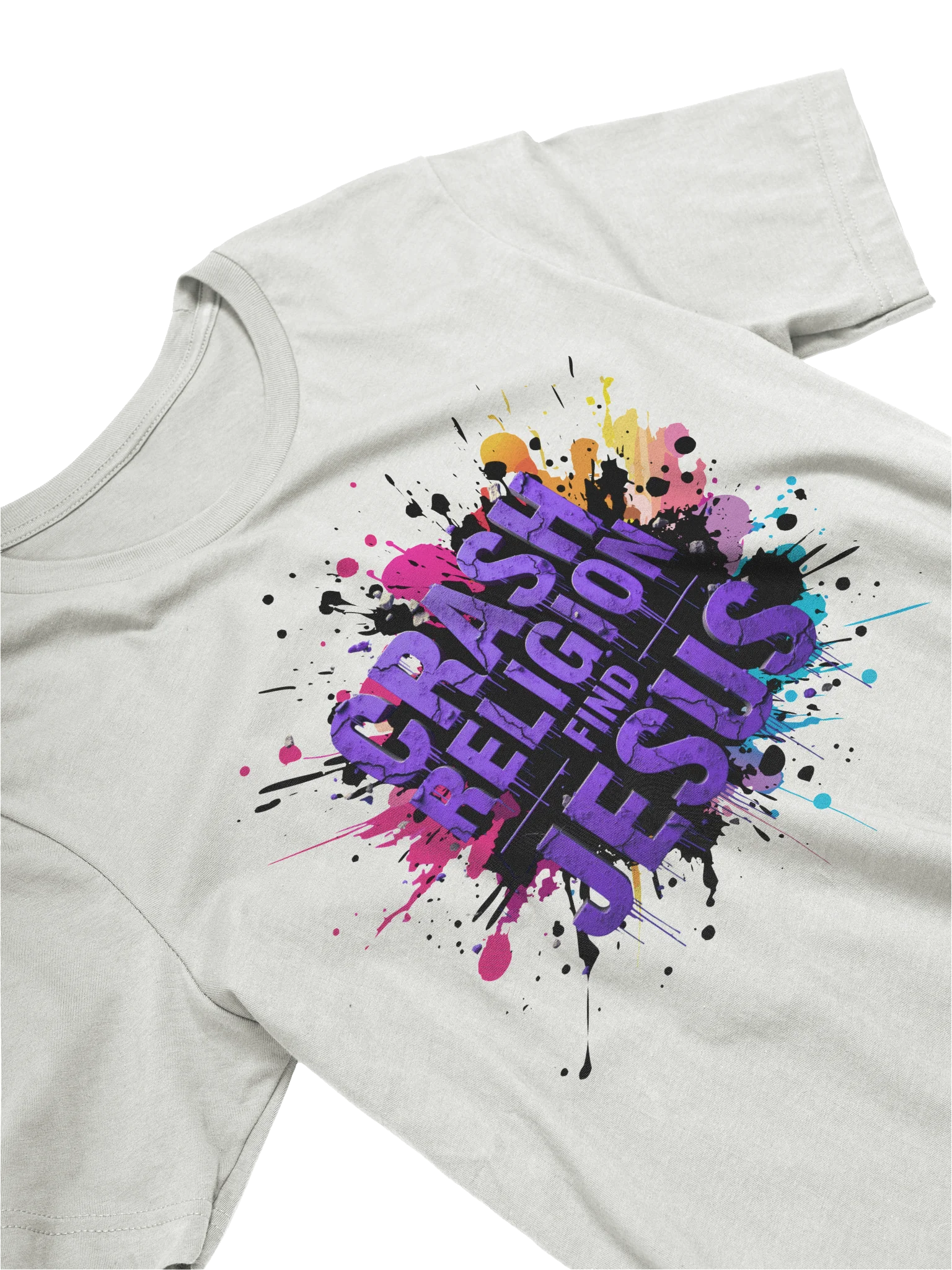 CRASH RELIGION. FIND JESUS. – GRAFFITI STATEMENT TEE product image (16)