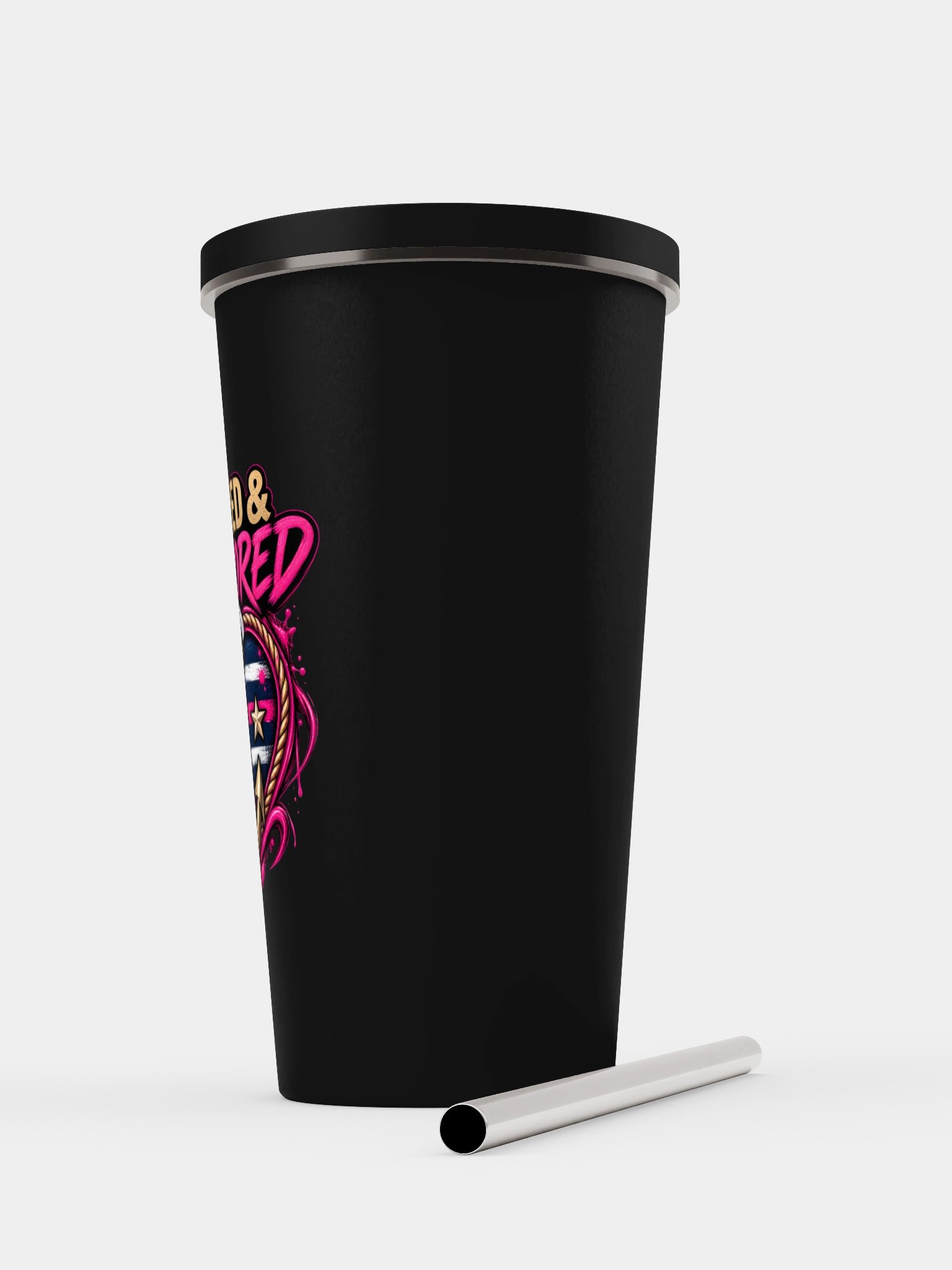 Navy U&U Heart Tumbler product image (5)