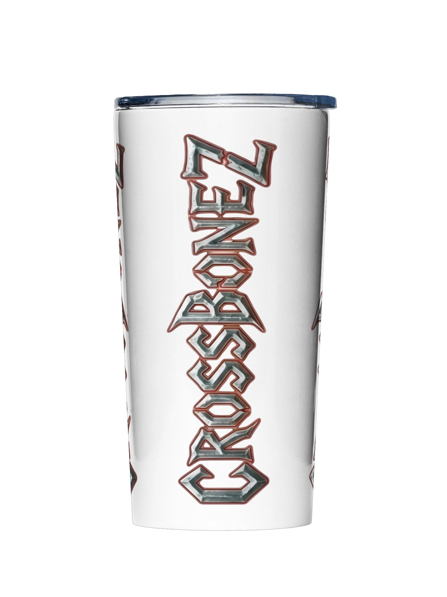 Chrome Stack 20oz Tumbler — CrossBonez product image (1)