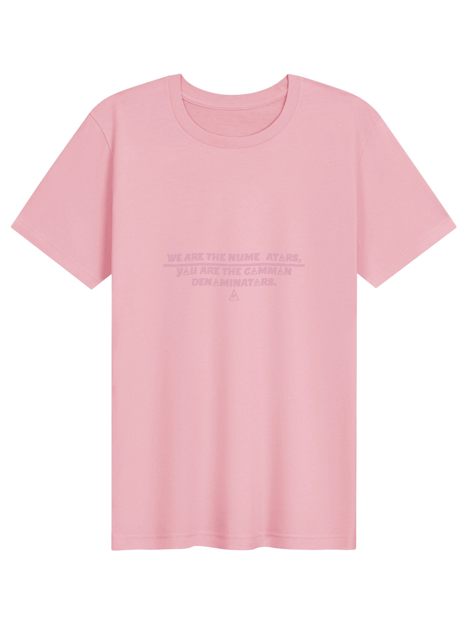NUMERATORS — Tee (Pink) product image (1)