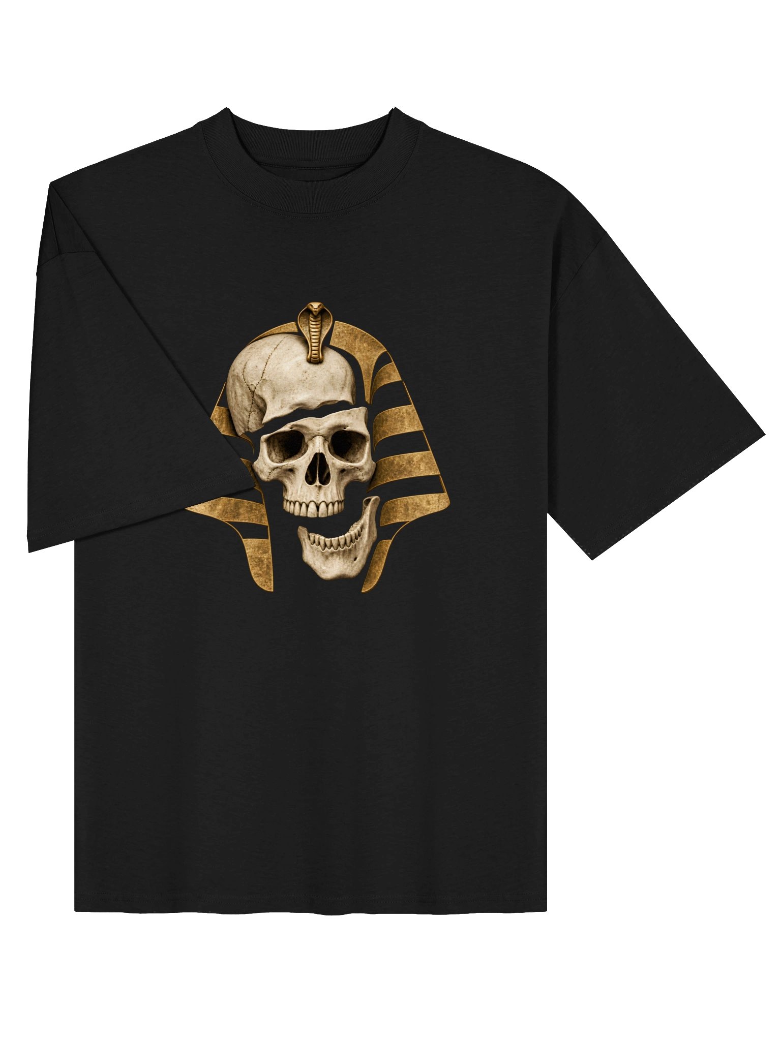 DNARNYA — Dislocated Pharaoh T-Shirt — Black product image (3)