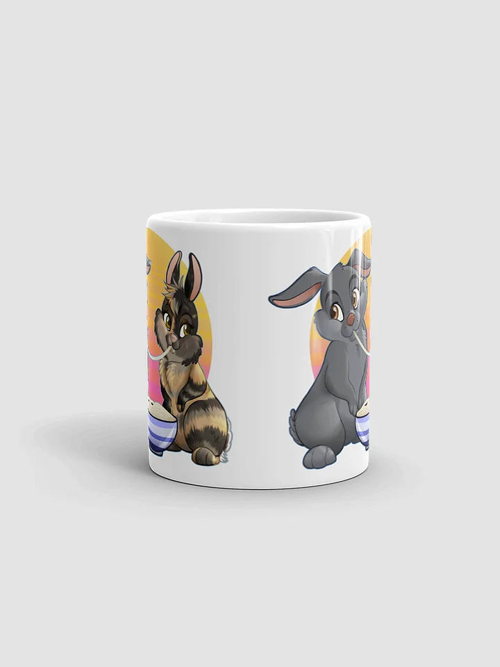 Maple & The Tramp Sunset White glossy mug product image (2)
