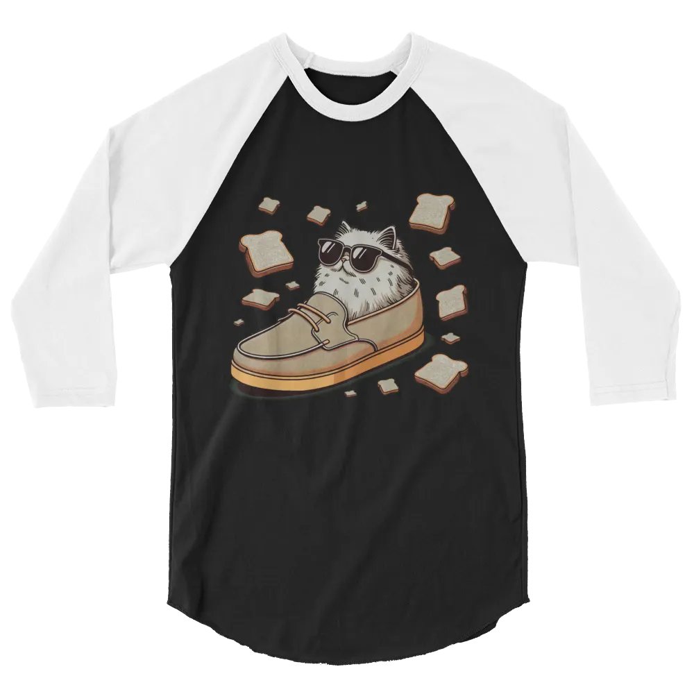 Toast Cat #2 - Baseball Style Tee product image (4)