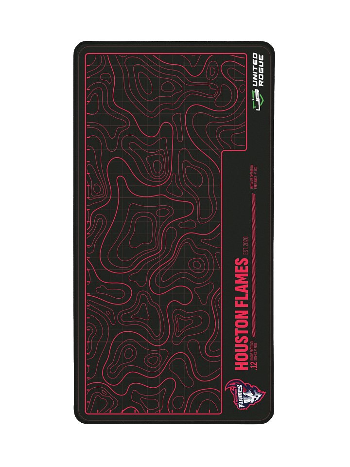 Houston Flames Map Desk Mat product image (2)