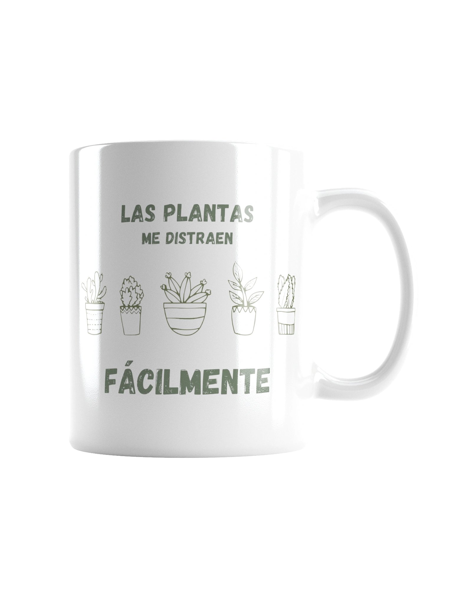 Taza Las Plantas Me Distraen Fácilmente | Taza Divertida para Amantes de las Plantas | Regalo Plant Lover product image (3)