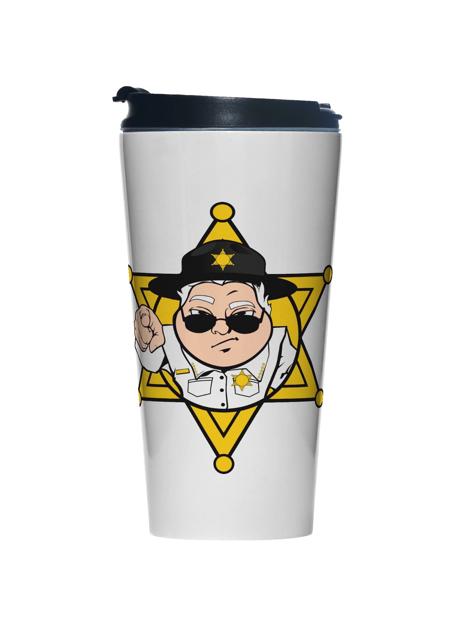 Sheriff Logo Stainless Steel Travel Mug product image (1)