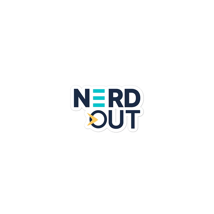 Nerd Out Die-Cut Sticker product image (2)