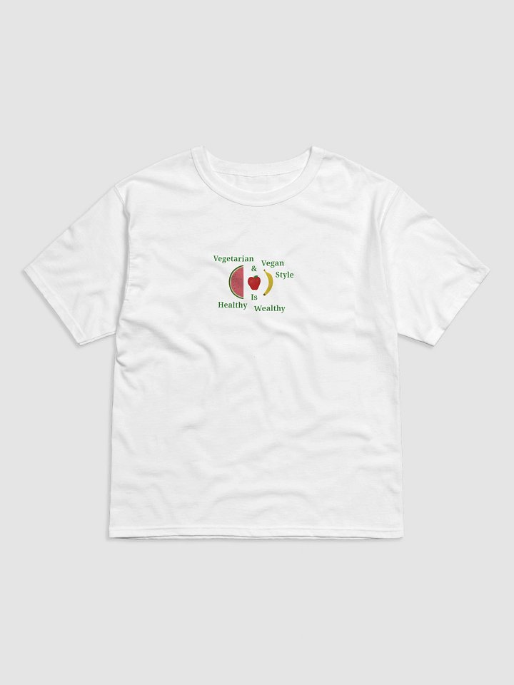 Healthy Wealthy Vegan T-Shirt product image (1)