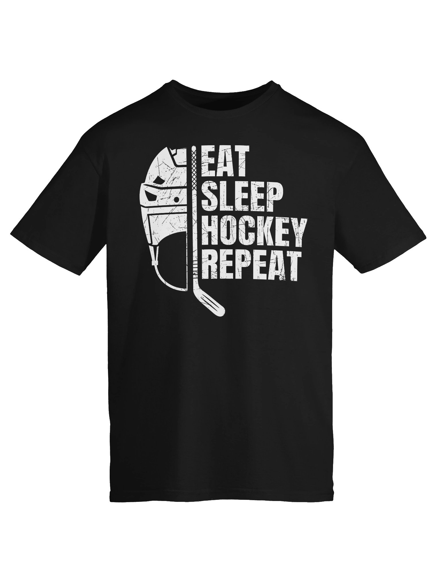 Eat Sleep Hockey Repeat Unisex T-Shirt product image (17)