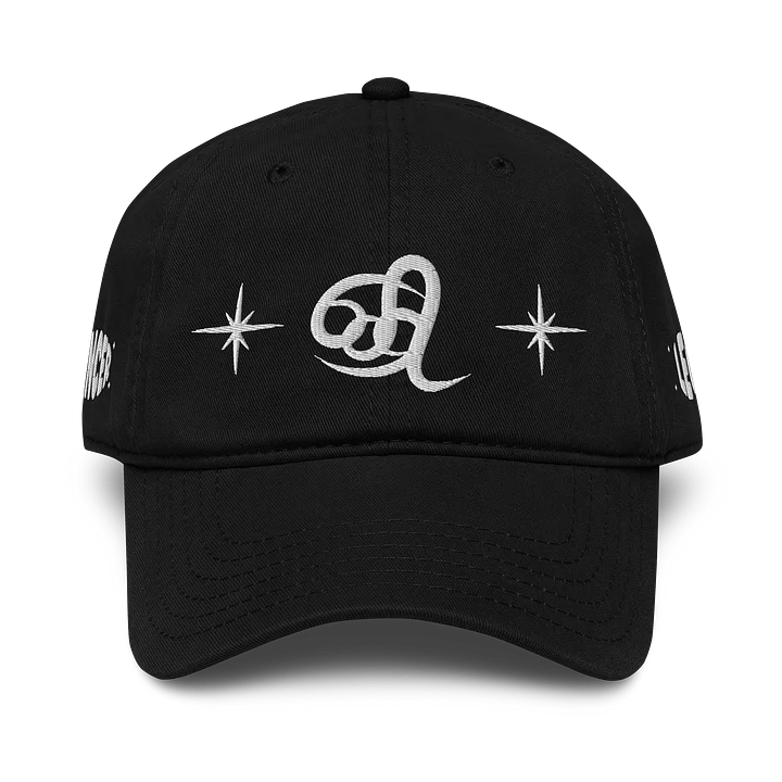 cancer-leo cusp dad hat (white) product image (1)