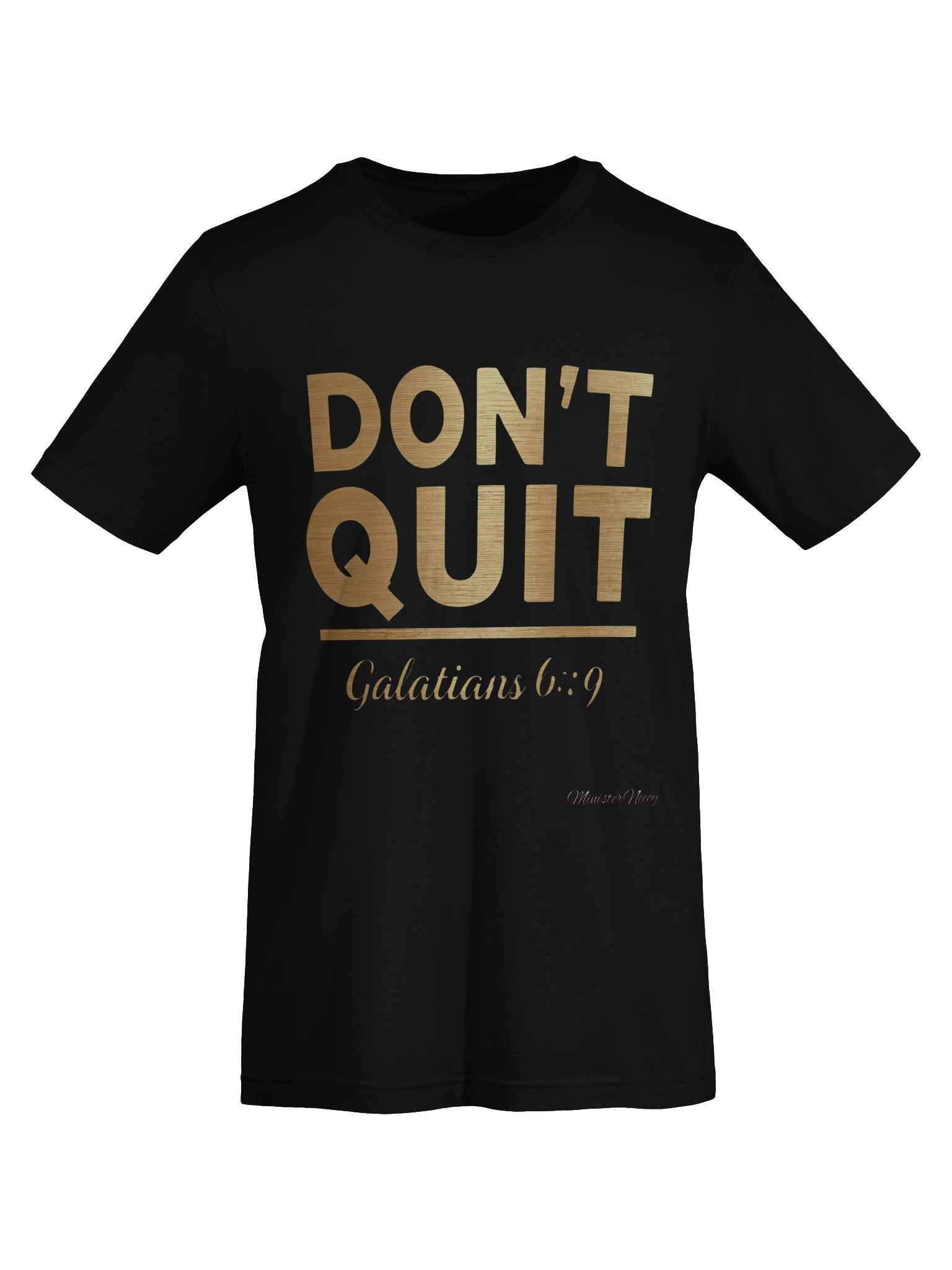 Don't Quit Inspirational Script T-Shirt product image (14)