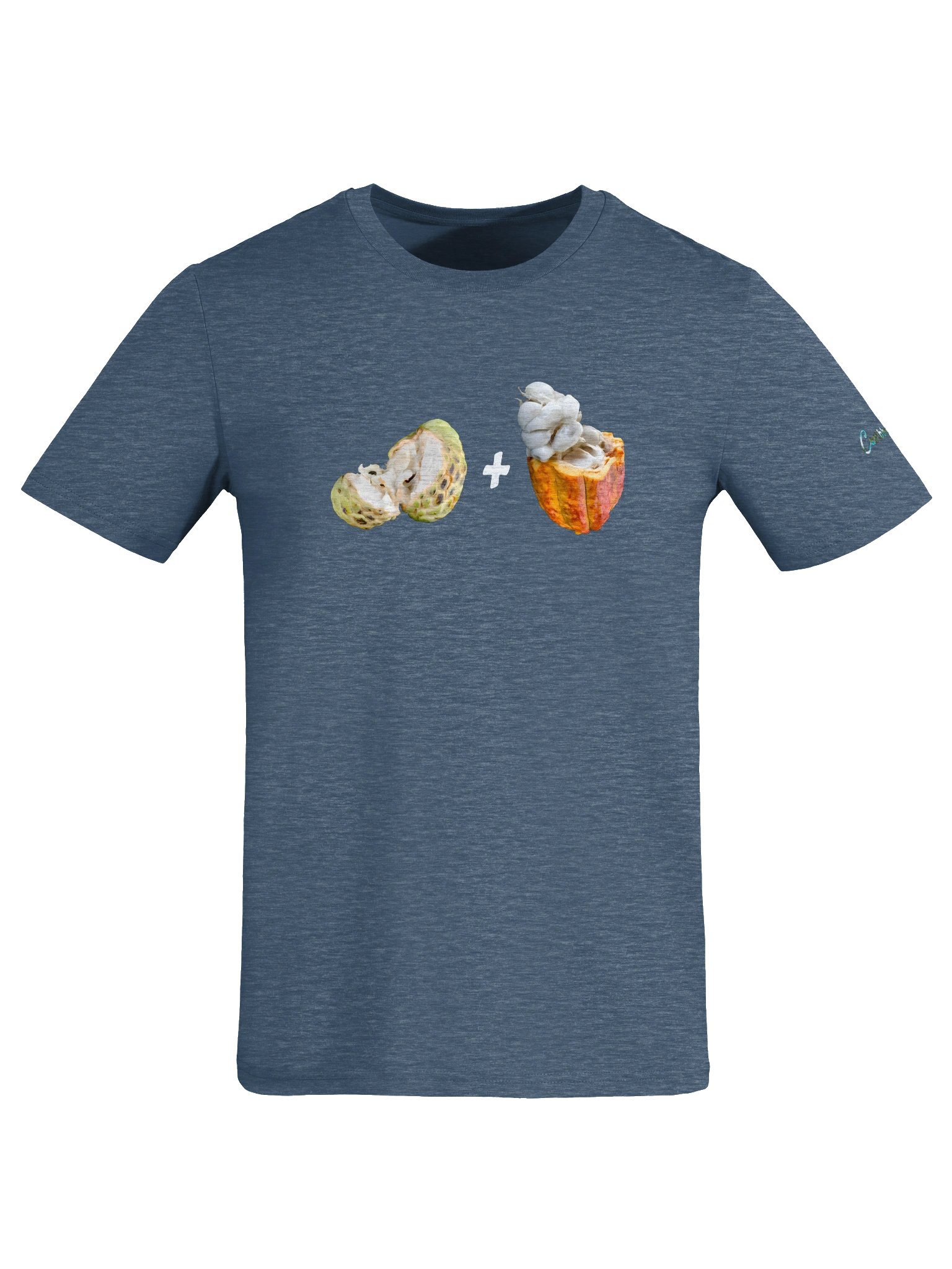 Caribbean Apples - Sugar Apple + CoCao West Indies - Minimal - Organic Cotton T-Shirt product image (67)