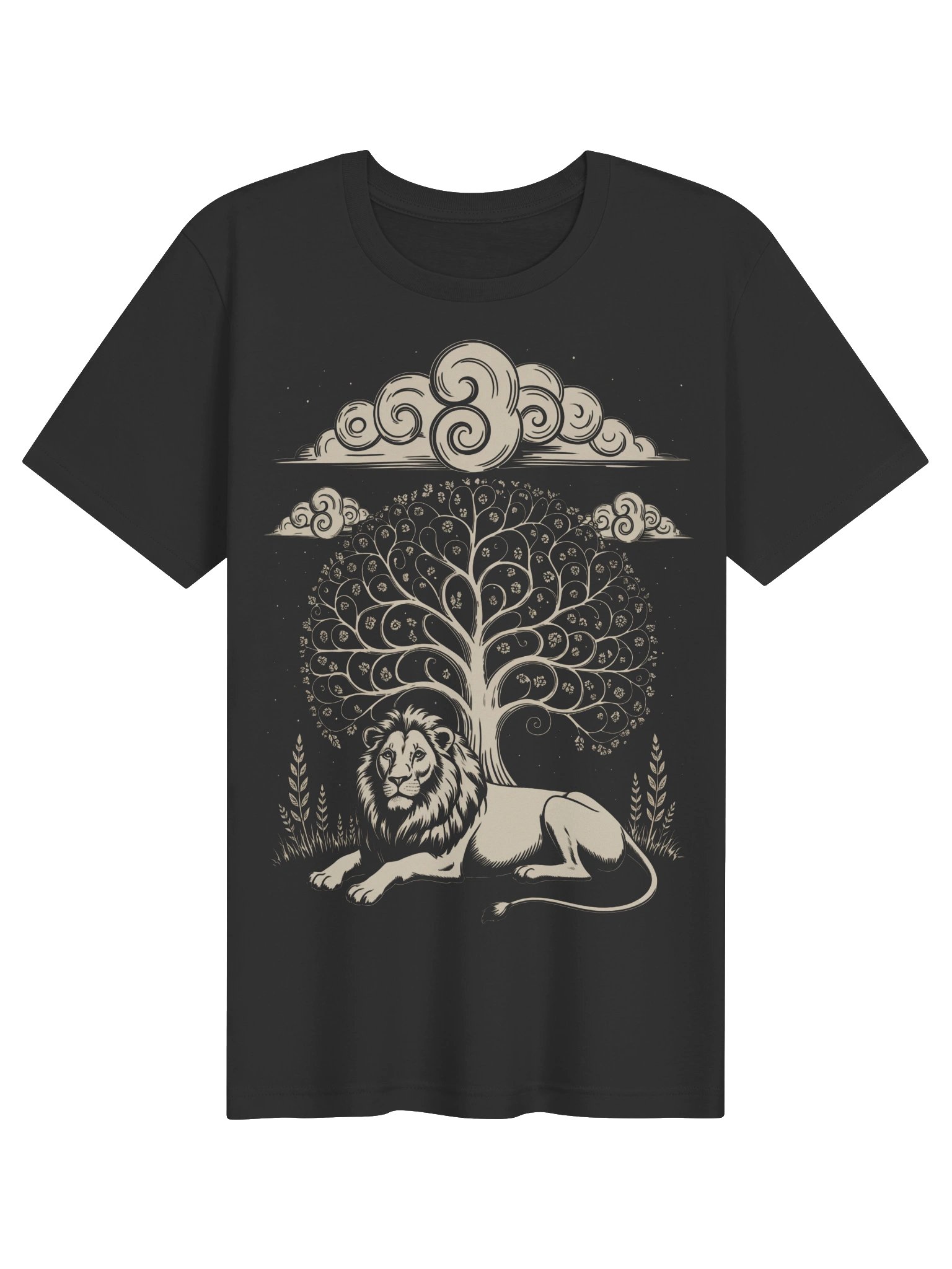 Lion Tree of Life Tee, Spirit Animal Shirt product image (2)