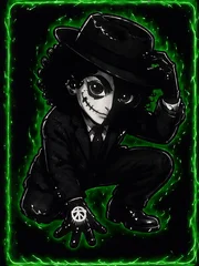 Animated Chibi Slanni.D.Roach Green Aura Wallpaper product image (1)