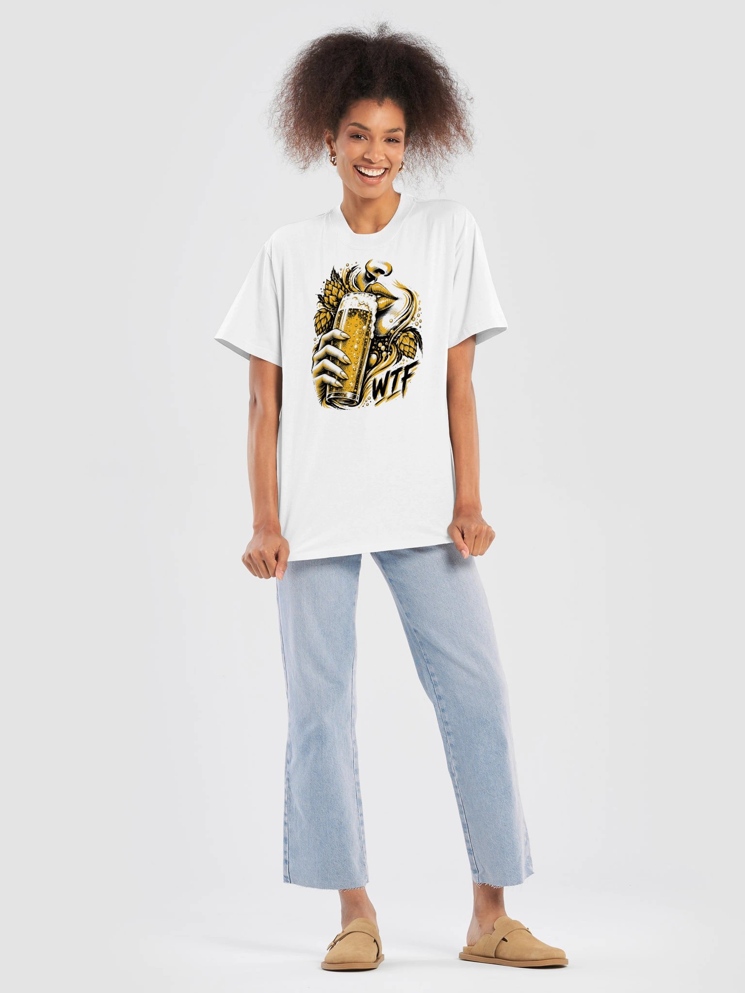 WTF — Oversized Craft Beer T-Shirt product image (7)