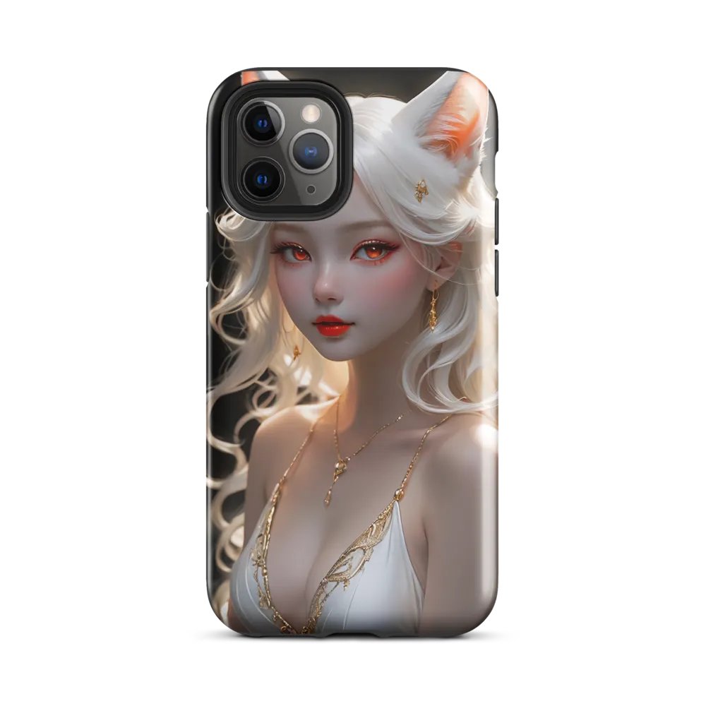 Mystical Fox Goddess iPhone Tough Case – Enchanting and Elegant Fantasy Art product image (25)