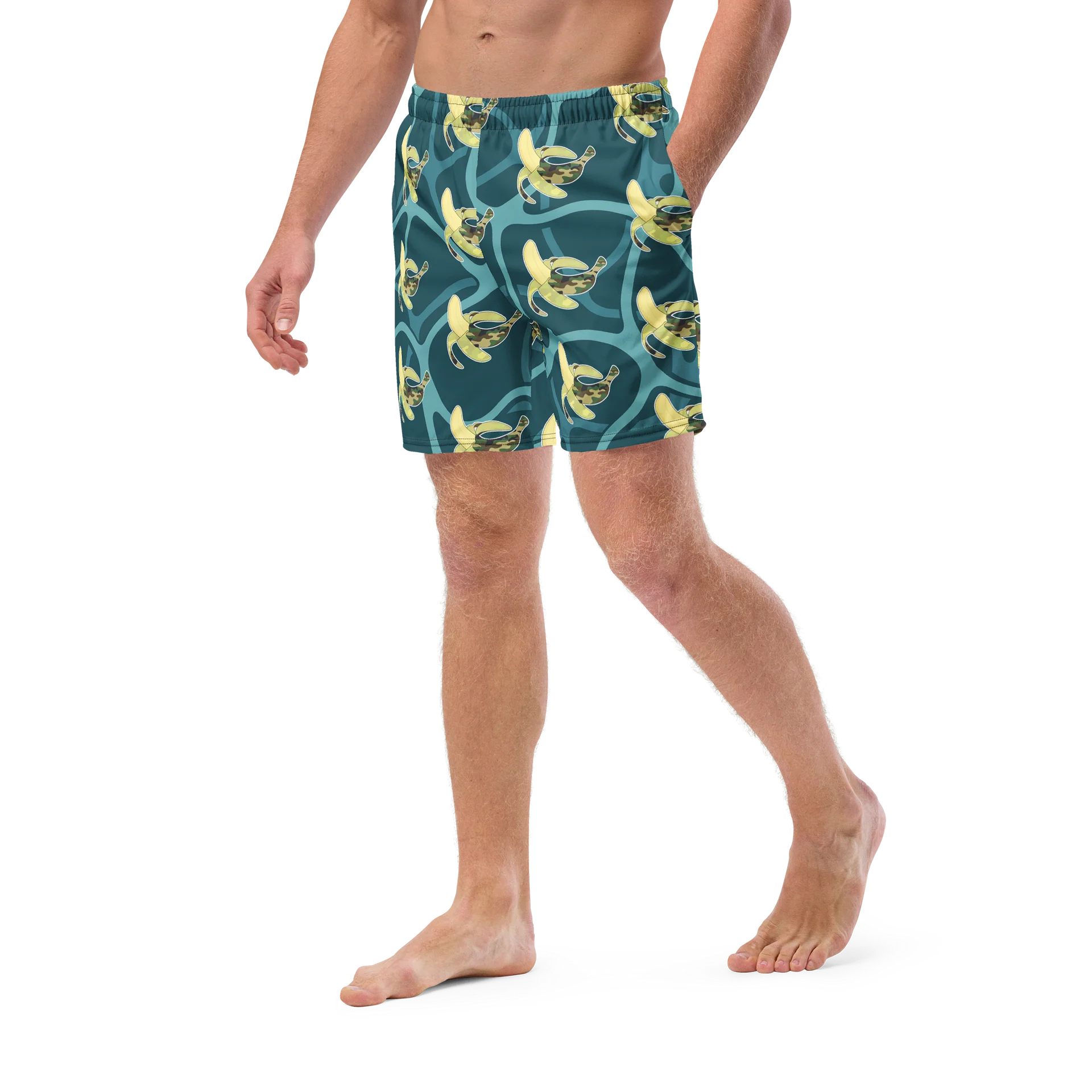 Banana Army Swim Trunks product image (5)