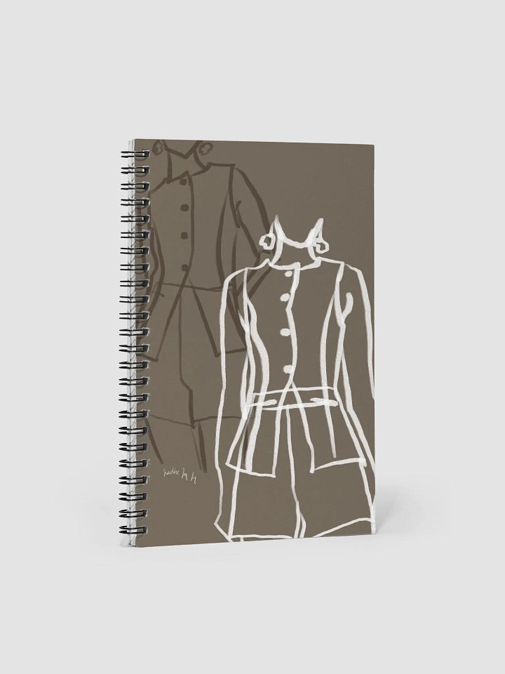 Minimalist Fashion Sketch Spiral Notebook product image (1)