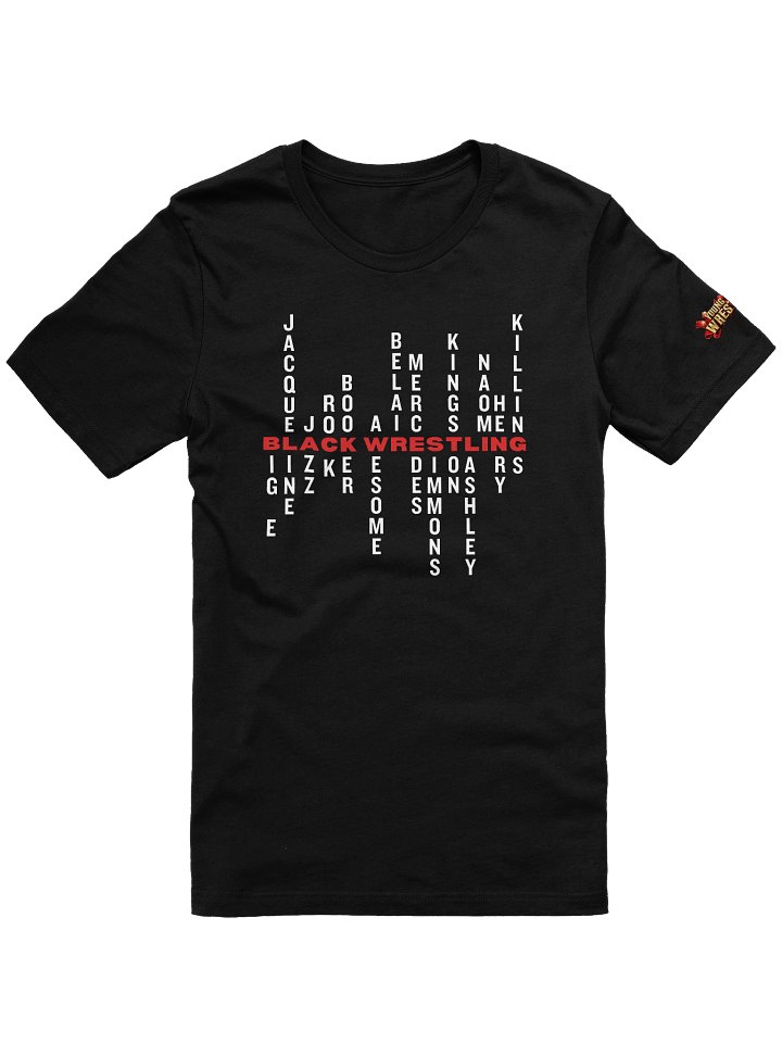 Black Wrestling Royalty Tee product image (1)