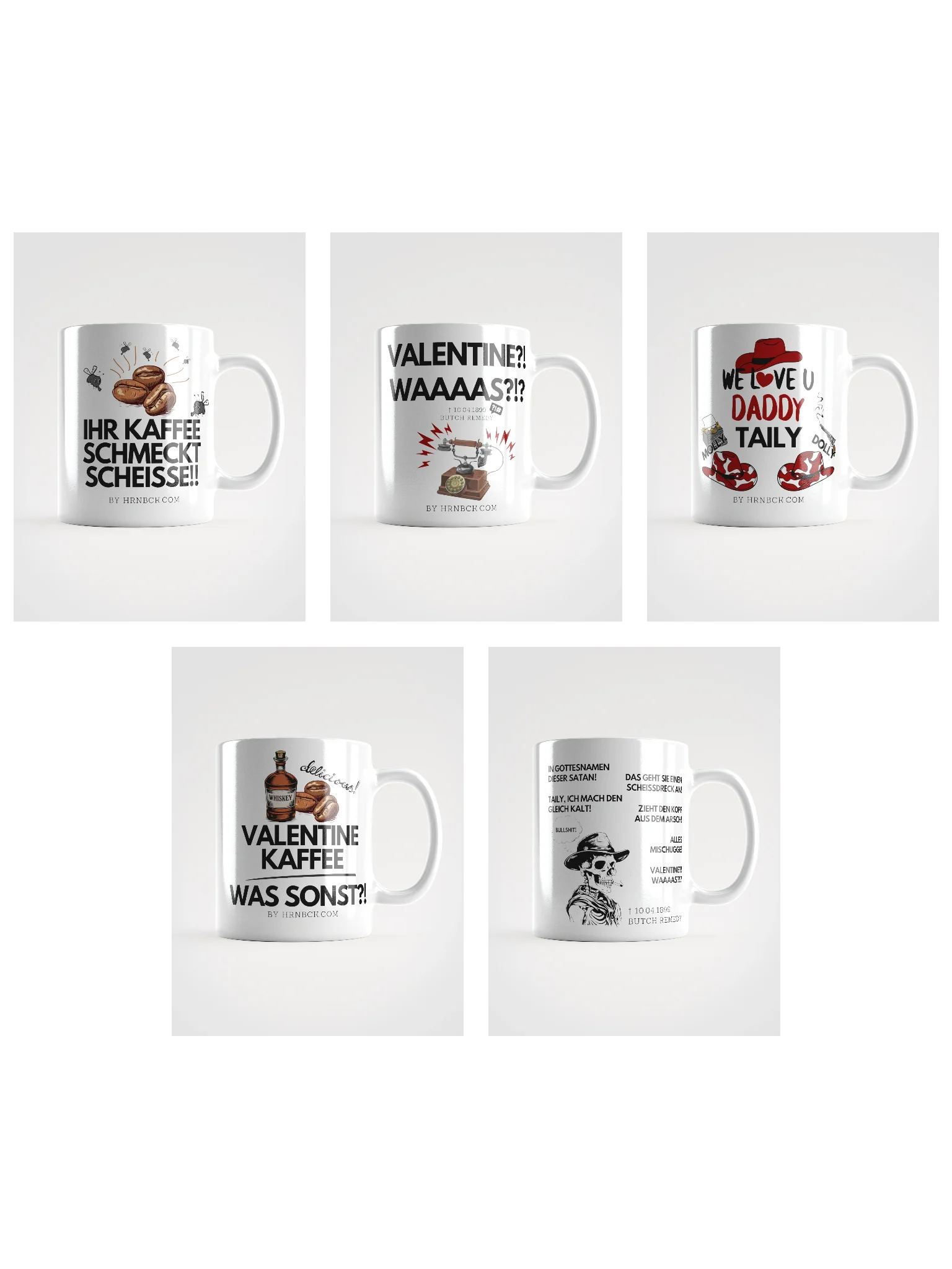 GEILE 5 MUG COLLECTION - White Edition product image (1)