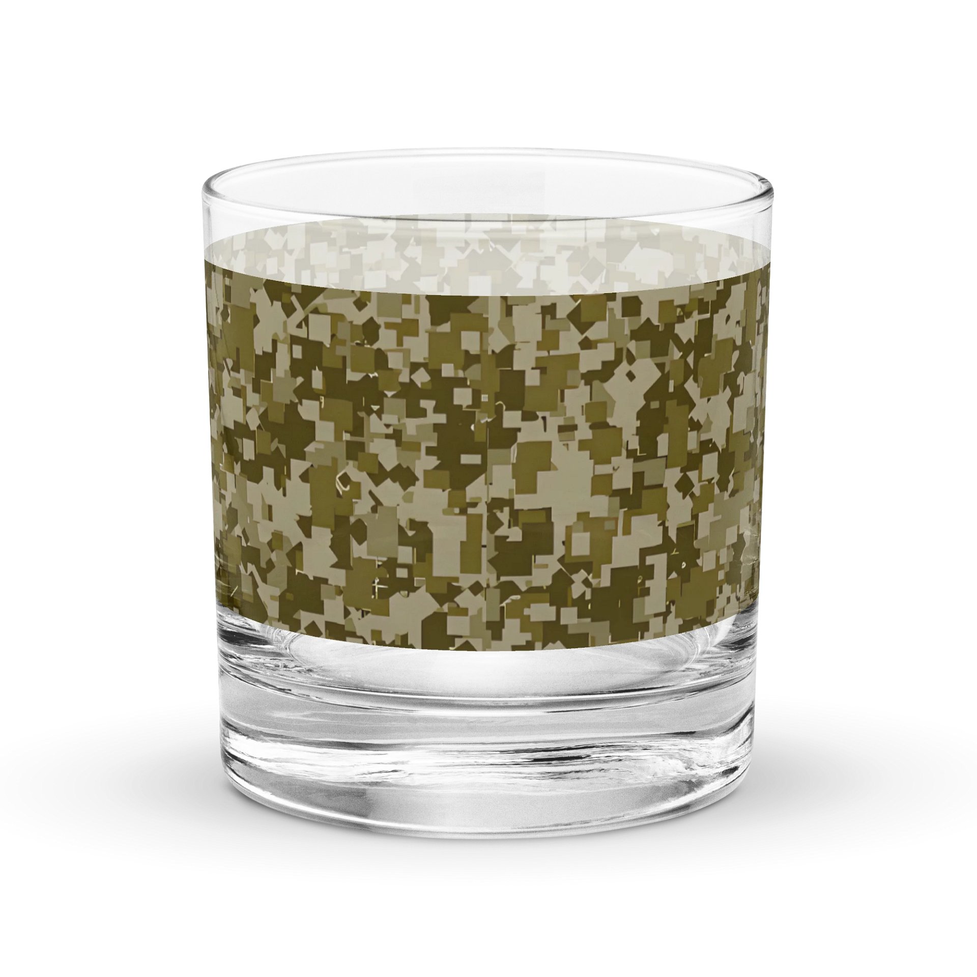 Pixelated Camo Rocks Glass product image (4)