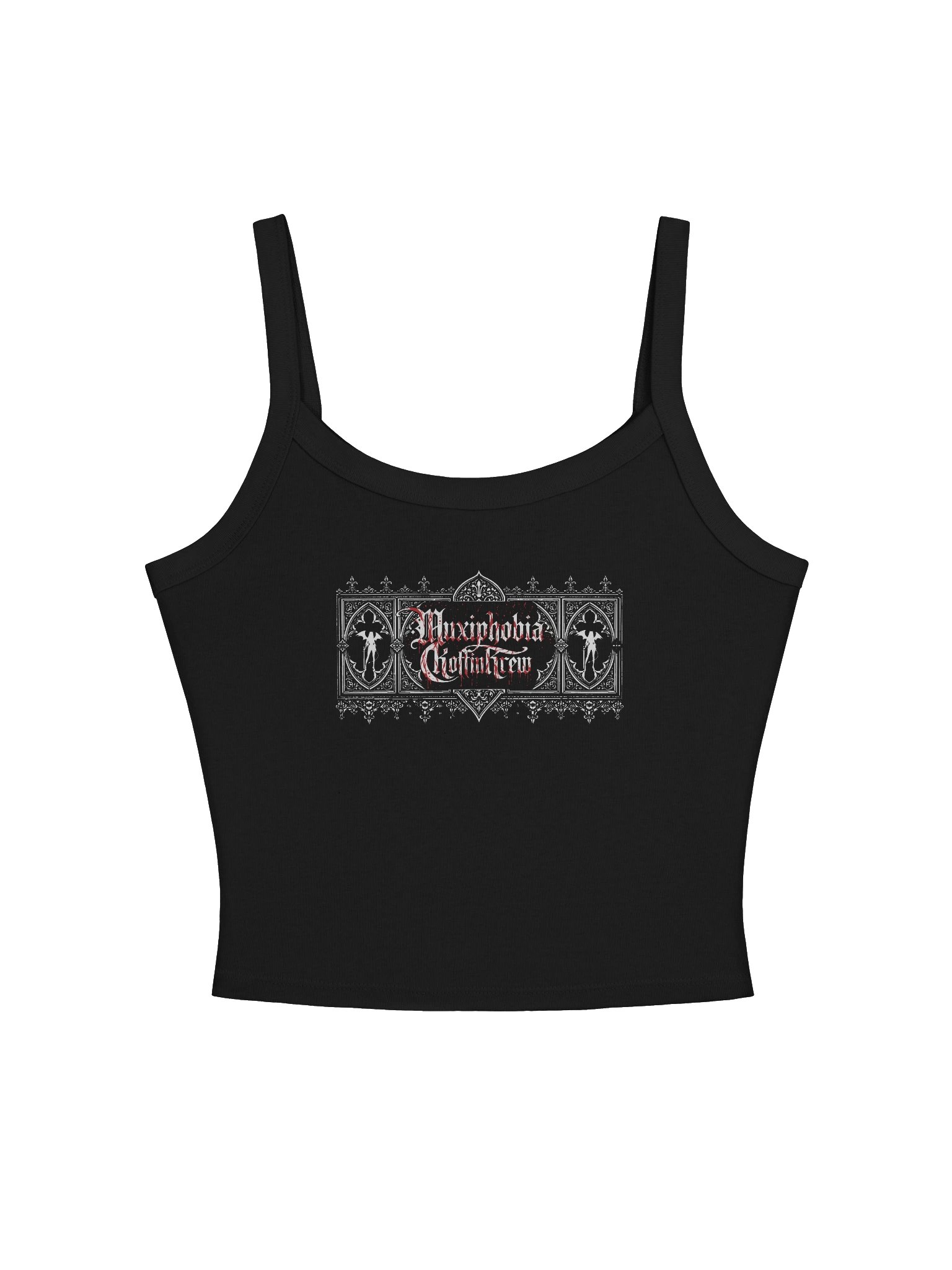 MuxiPhobia Womens Micro Rib Tank Top product image (1)