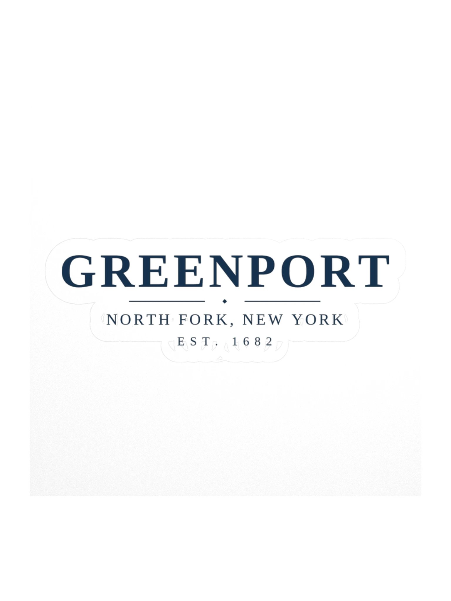 Greenport Wordmark Sticker product image (1)