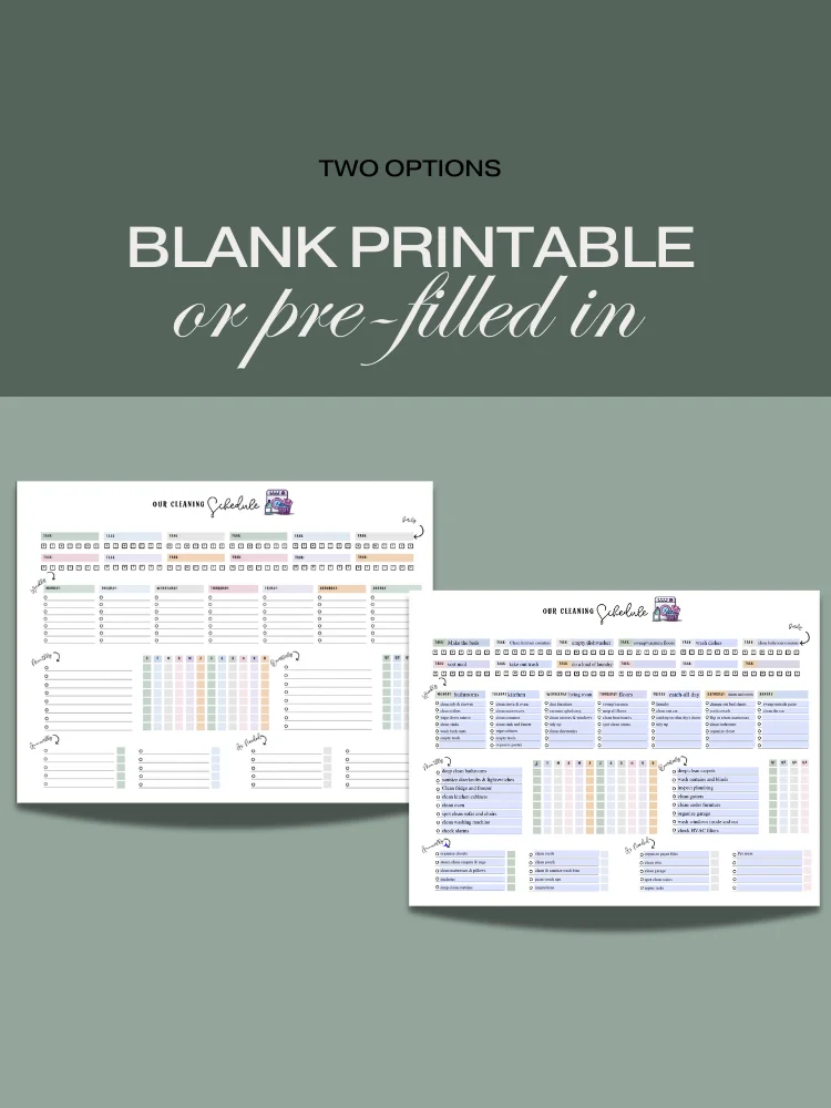 Editable Cleaning Checklist + Detailed Cleaning Checklists product image (4)