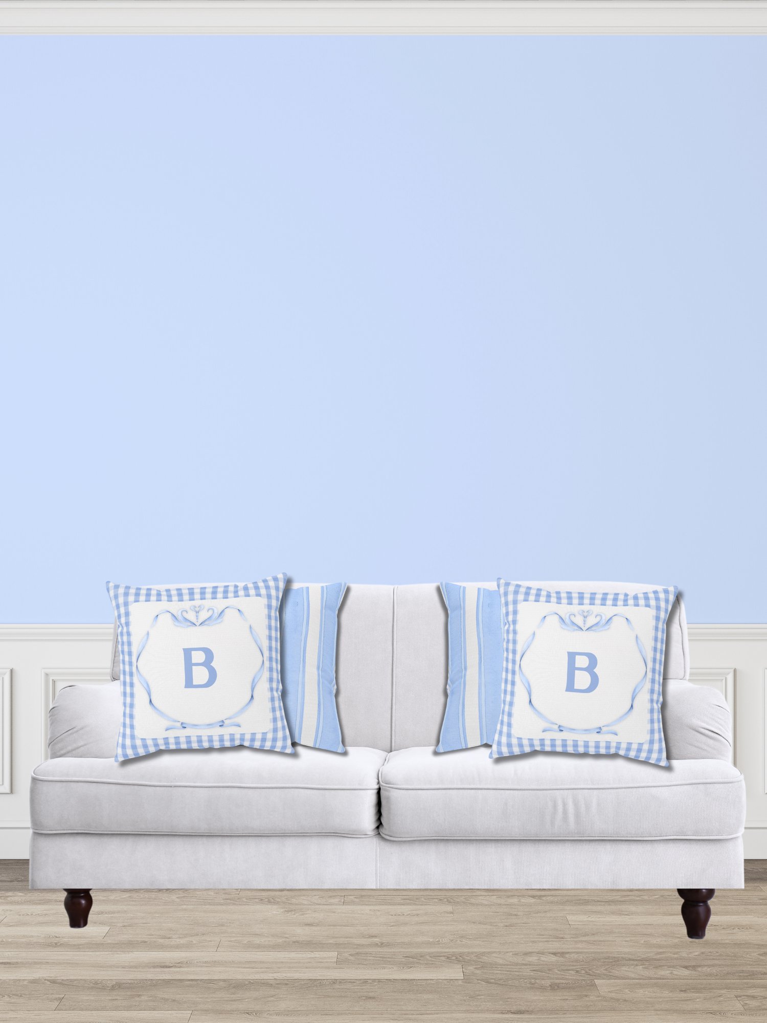 Blue Preppy Charm Pillow B product image (12)