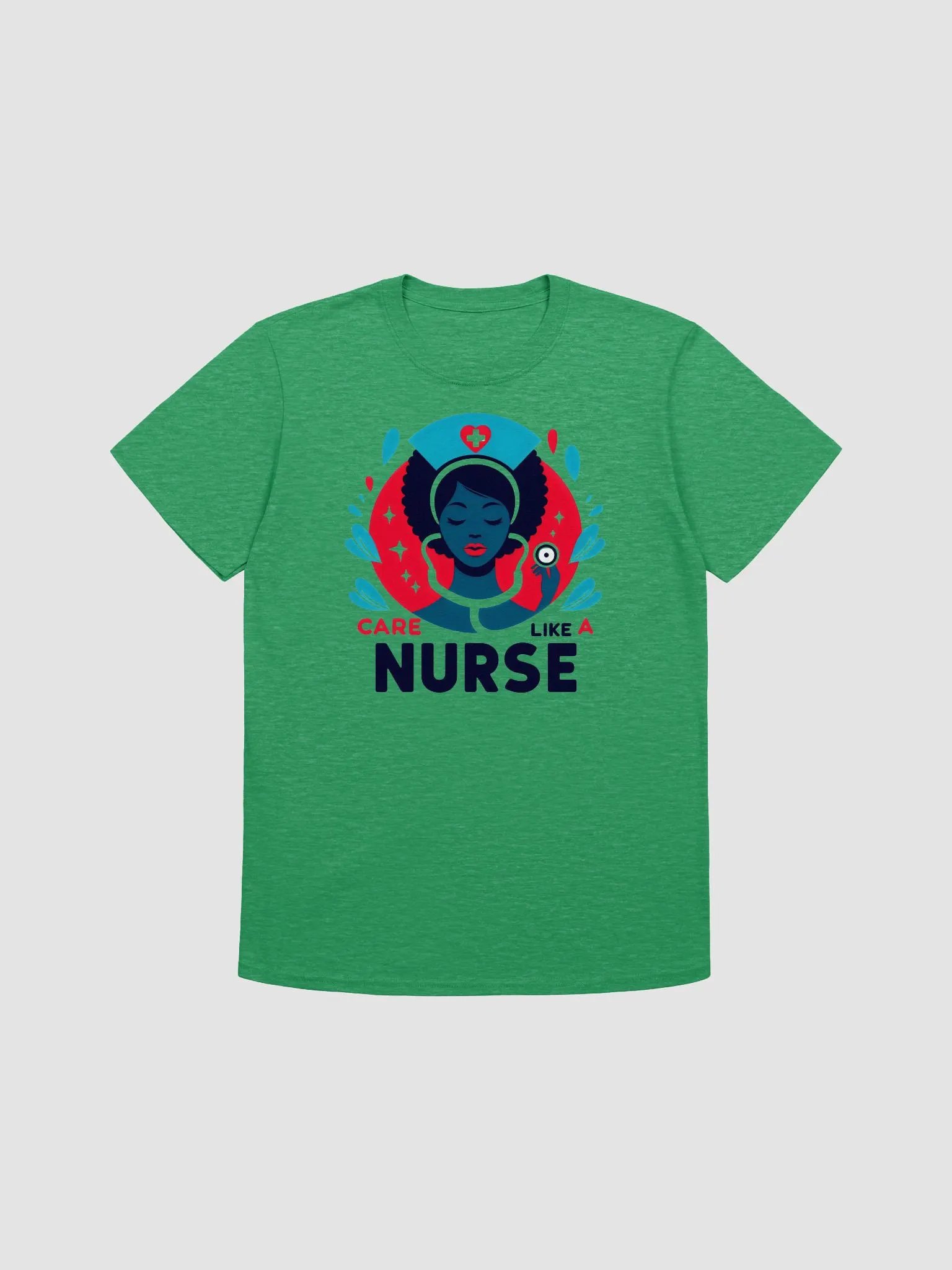 Nurse's Care Stethoscope Tee product image (3)