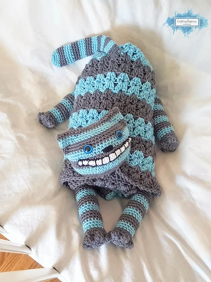 Cheshire Cat Crochet Baby Blanket Pattern, Alice in Wonderland (PDF Pattern) product image (2)