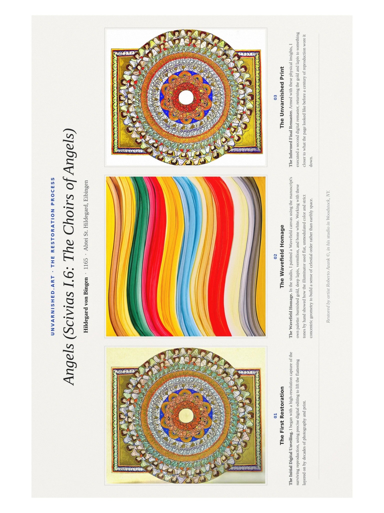 Angels (Scivias I.6: The Choirs of Angels) — Process Poster product image (1)