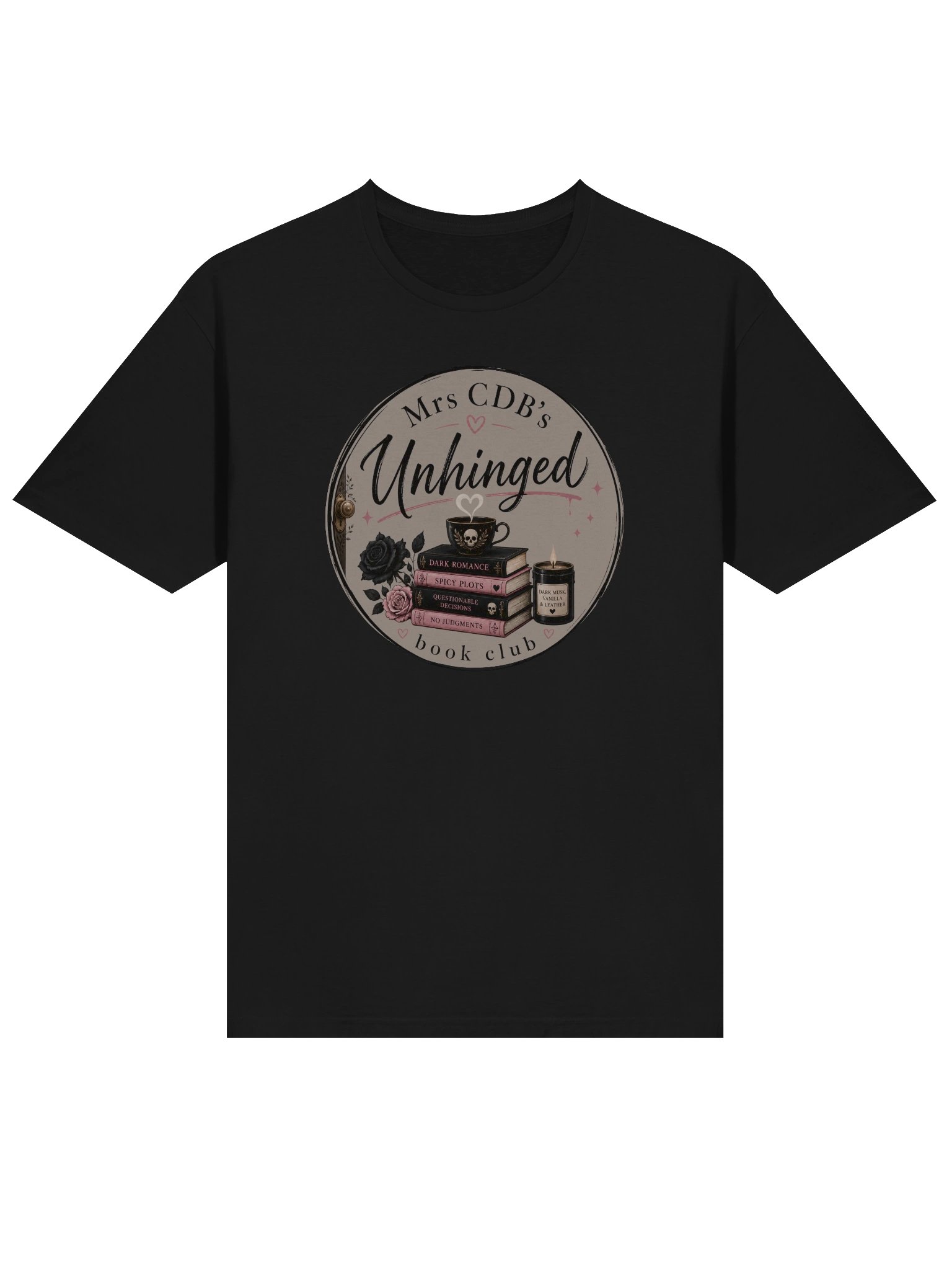 Mrs CDB's Unhinged Book Club Logo - Tee product image (28)