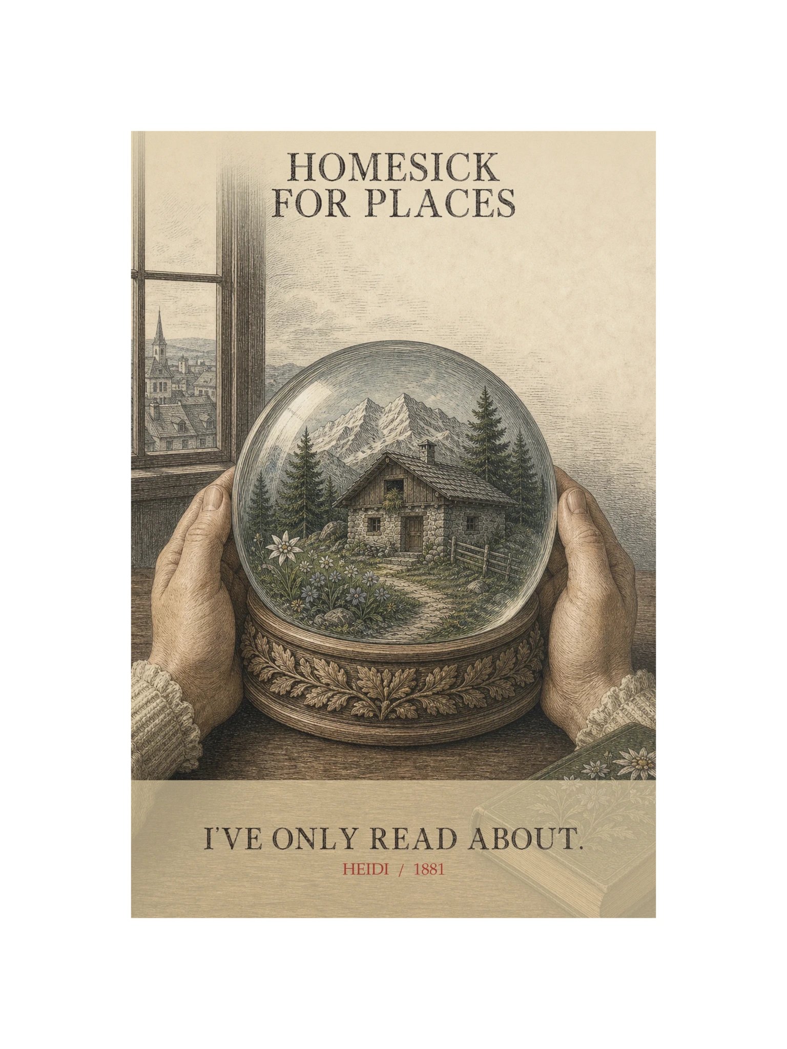 Homesick For Places Ve Only Read About -- Heidi Art Print product image (12)