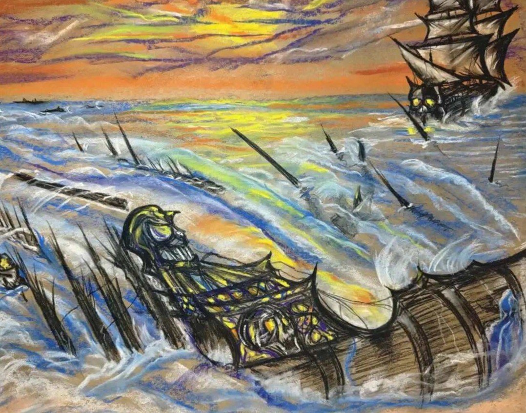 The Pirate Shipwreck Print by MayneArt product image (1)