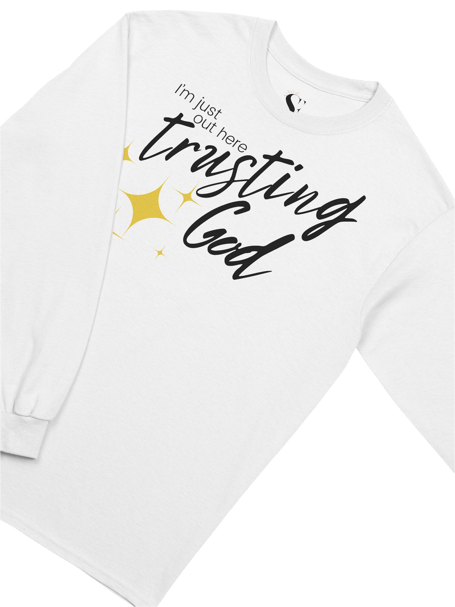 I'm Just Out Here Trusting God - Unisex Long Sleeve Tee - Light Colors product image (20)