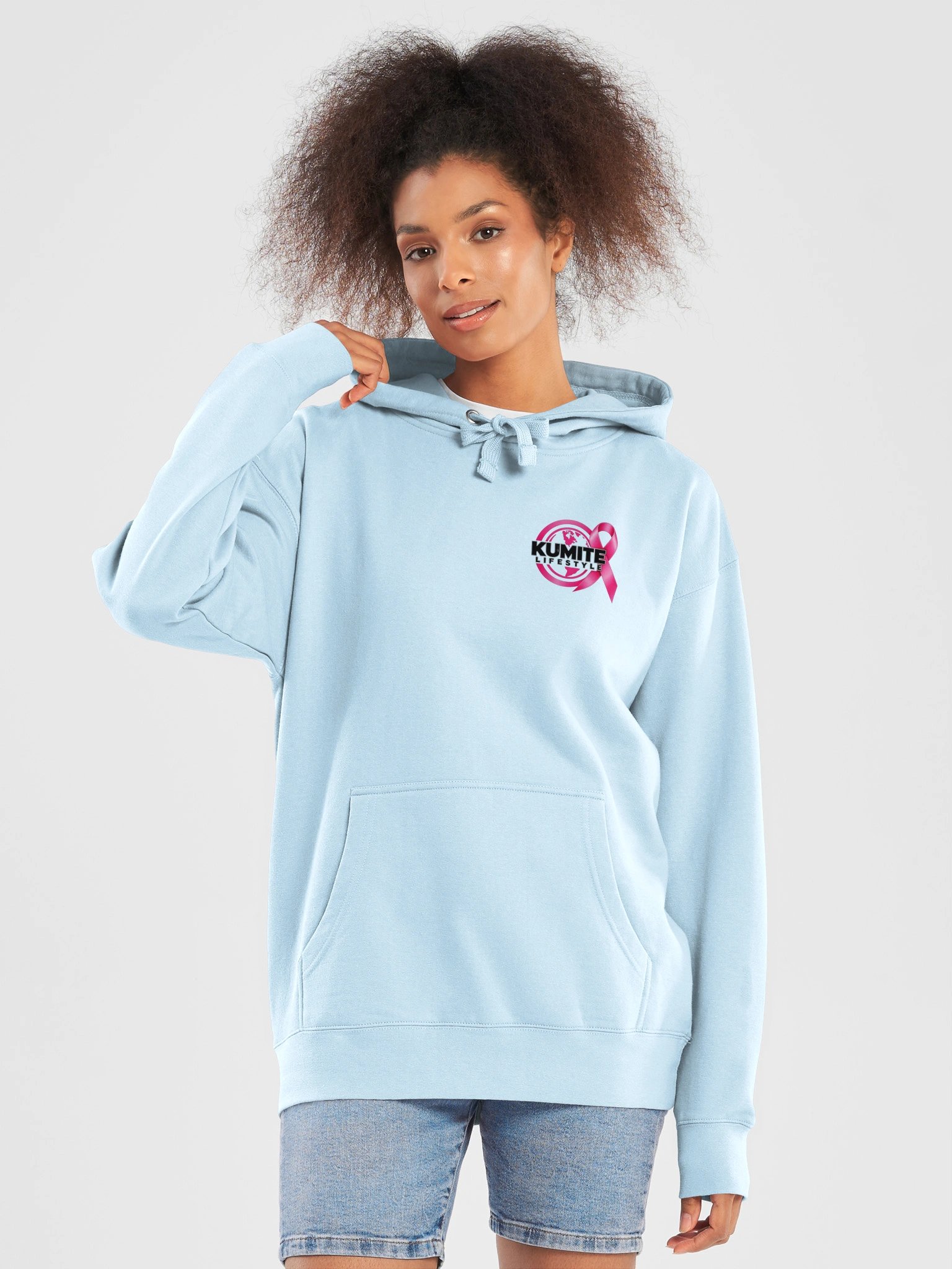 Kumite Lifestyle | Pink Ribbon Breast Cancer Awareness Hoodie product image (5)