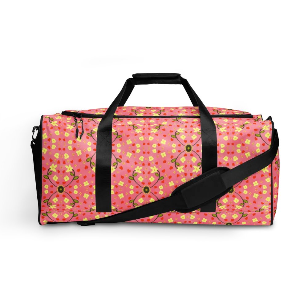 Hearts and Flowers Pink Duffle product image (8)