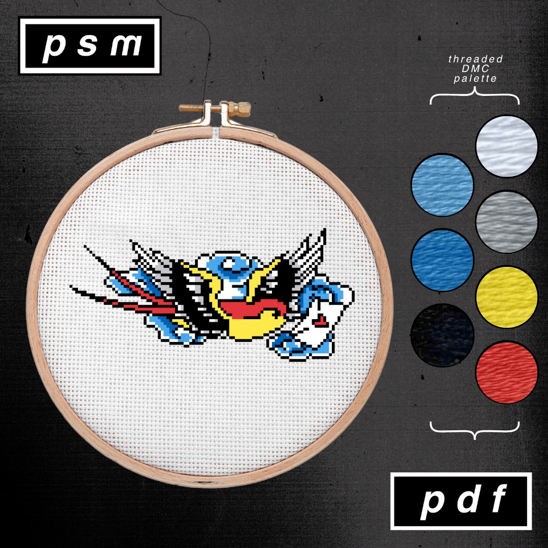 Mike 'Rollo' Malone Swallow Bird with Love Letter Pattern product image (1)