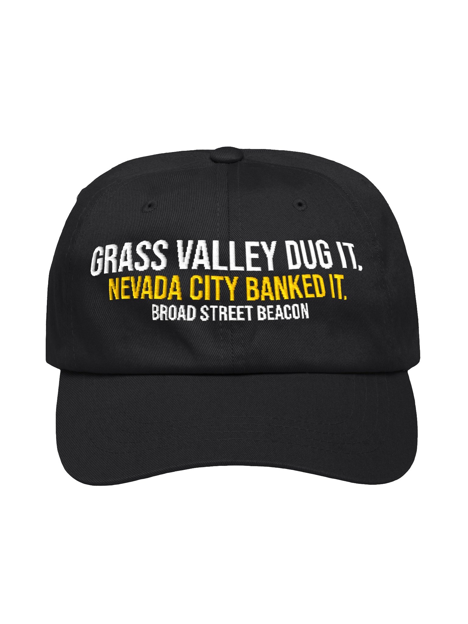Grass Valley Dug It. Nevada City Banked It. Dad Hat product image (1)