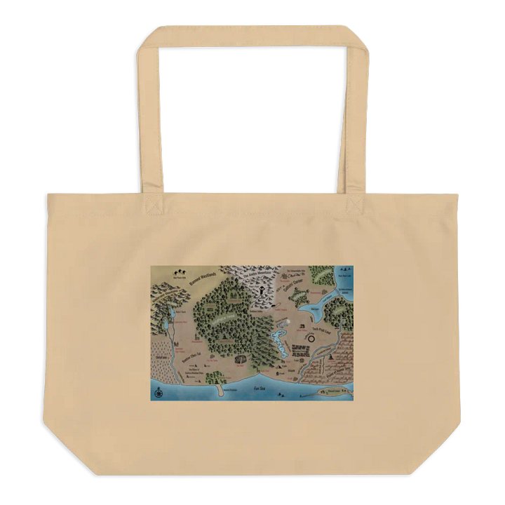 Qweendom map two-sided tote product image (1)