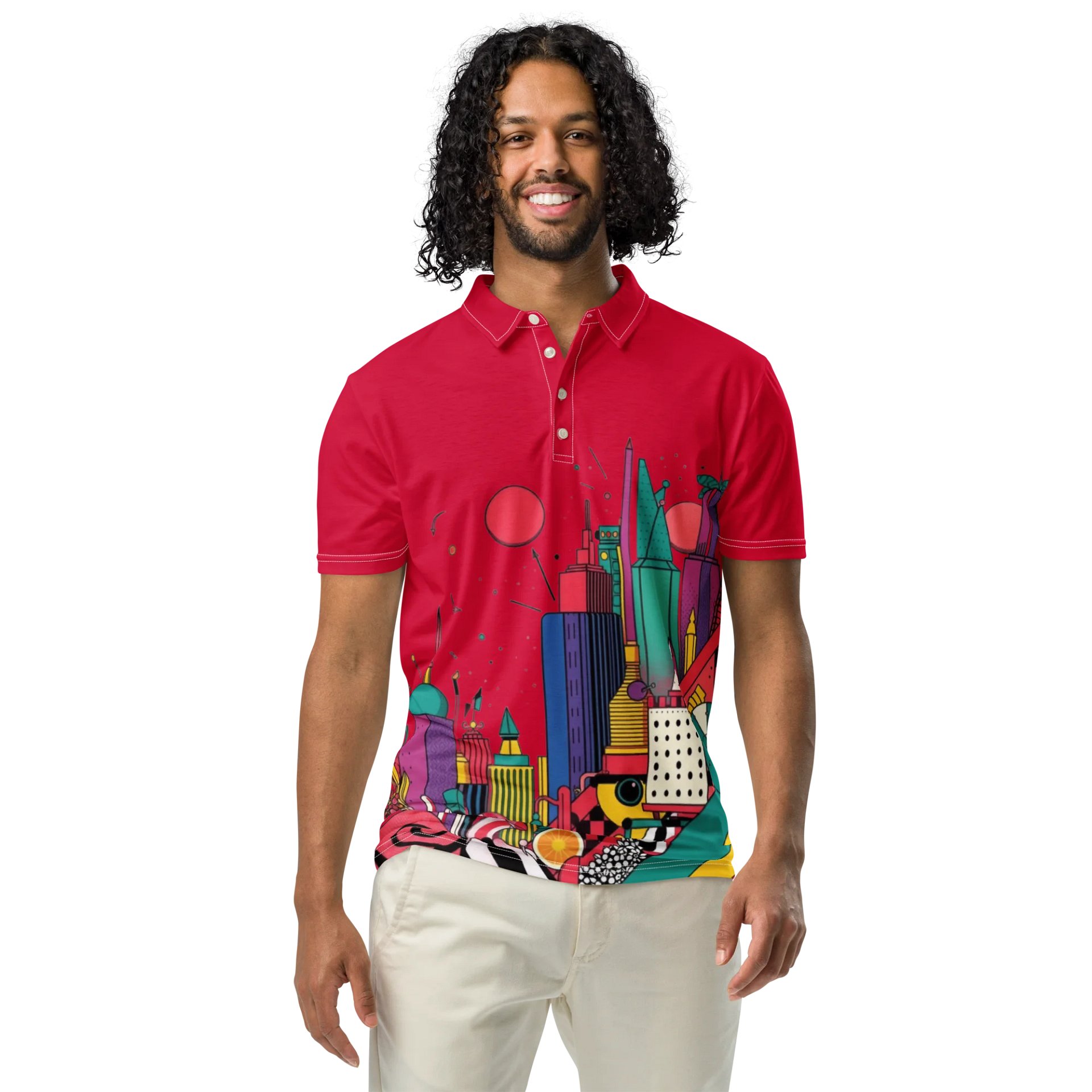 Urban Kaleidoscope Men's Polo Shirt product image (3)