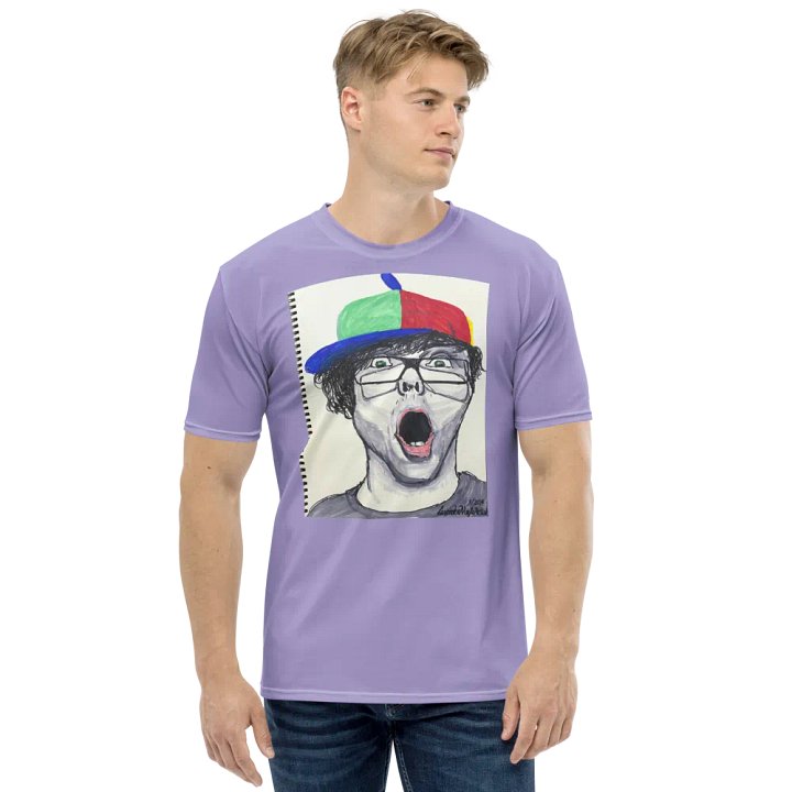 Lina's drawing Crew Neck T-Shirt Lavender product image (1)